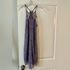 Free People size small lilac lace mini dress